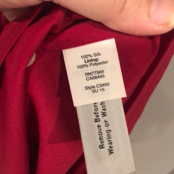 ⭕️ PRICE FIRM NEW Madewell Fuschia Cut Out Backless Sundress Size 10 - Picture 5 of 6